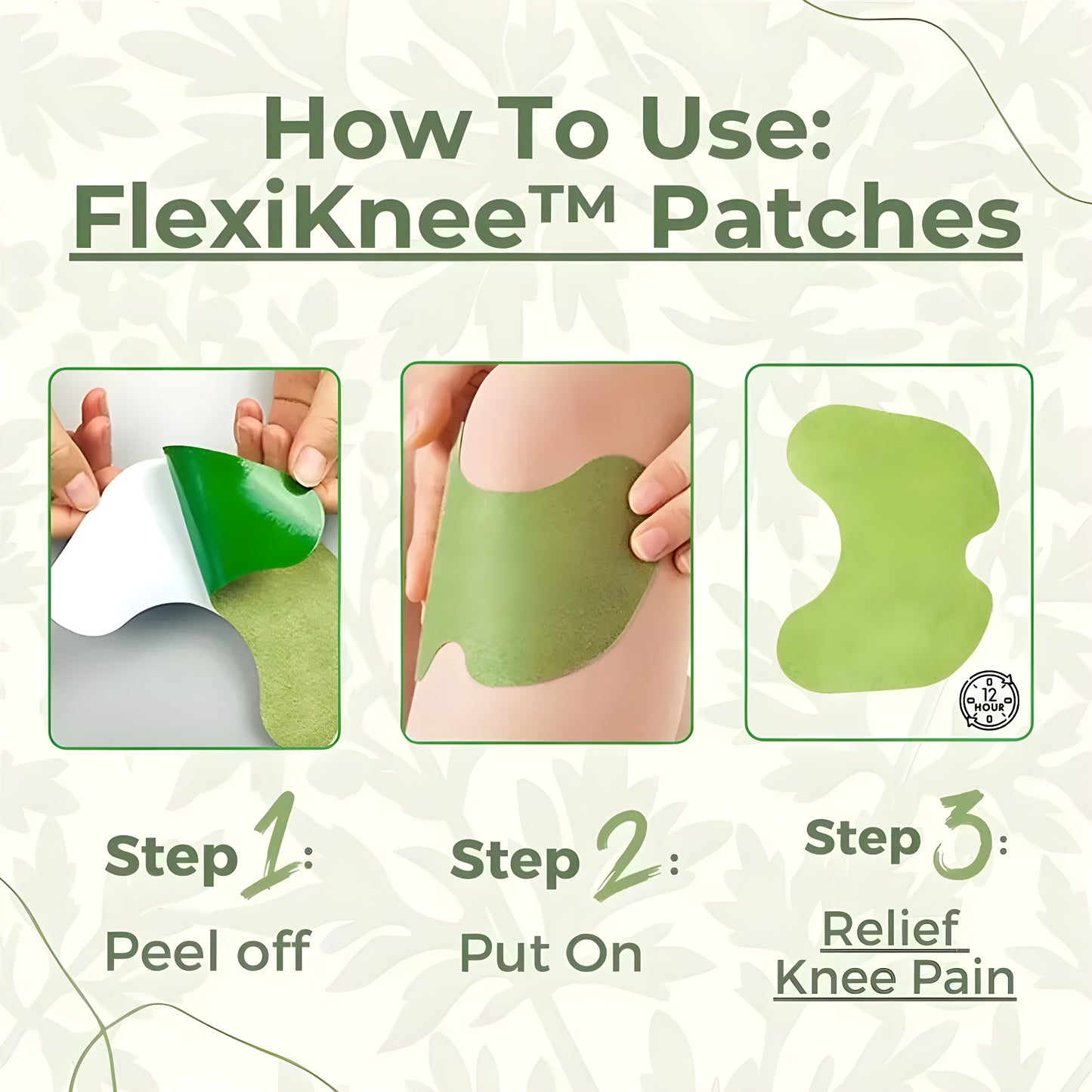 FlexiKnee™ – Herbal Knee Pain Relief Patch