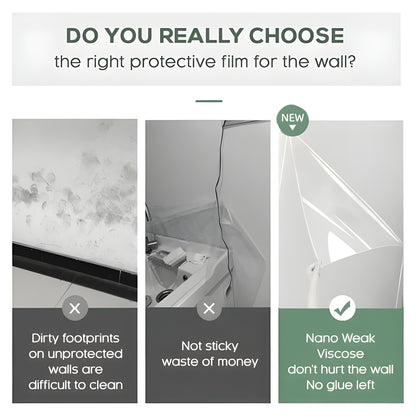 Transparanto™ Wall Protection Film – Self Adhesive, Easy Clean (Buy 1 Get 1 Free)