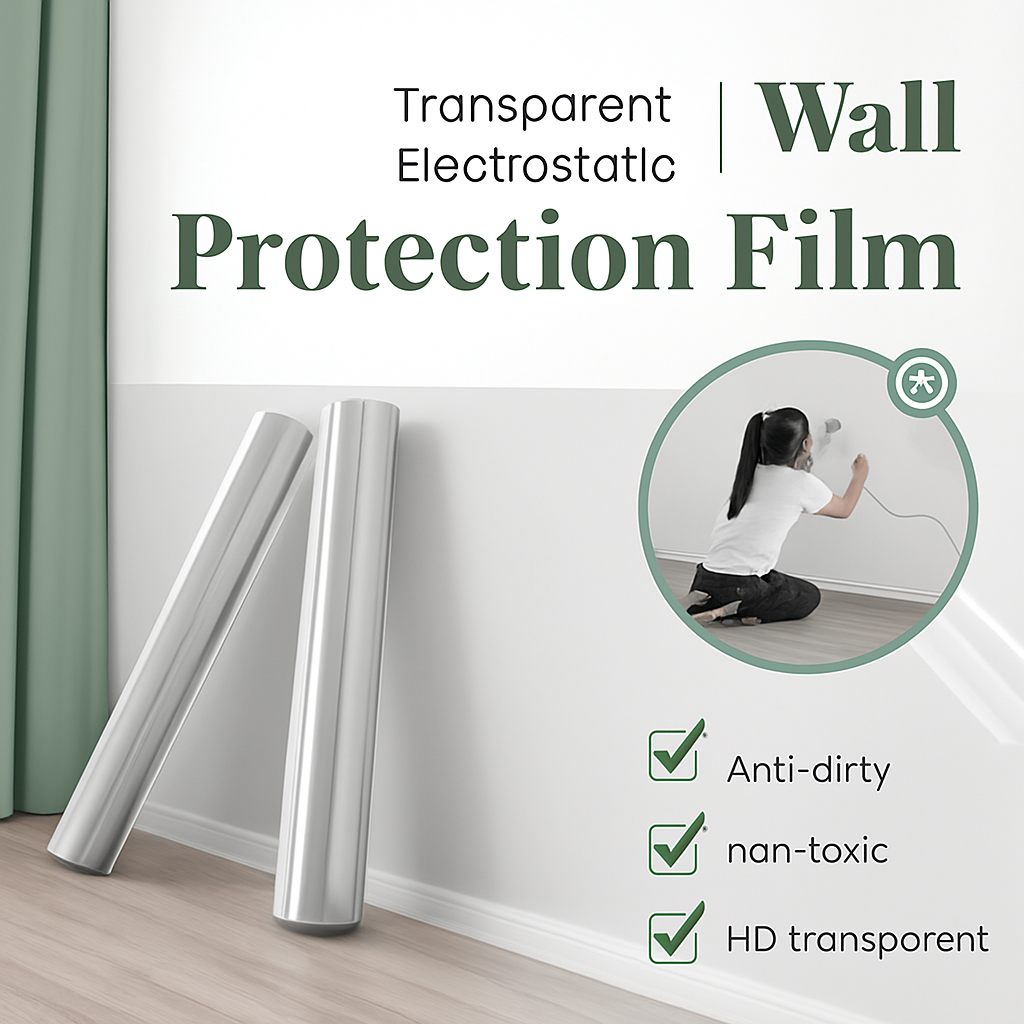 Transparanto™ Wall Protection Film – Self Adhesive, Easy Clean (Buy 1 Get 1 Free)