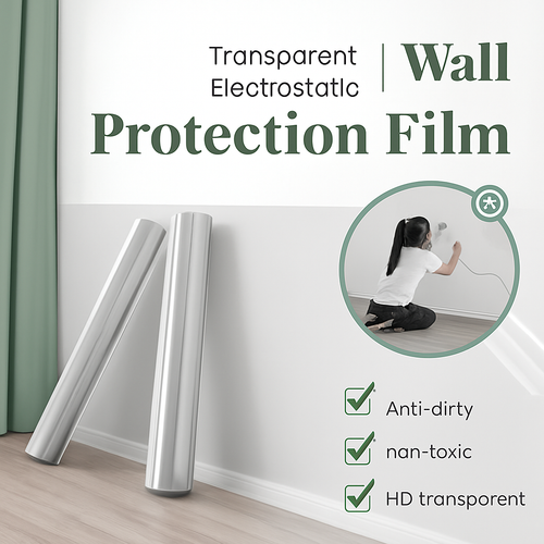 Transparanto™ Wall Protection Film – Self Adhesive, Easy Clean (Buy 1 Get 1 Free)