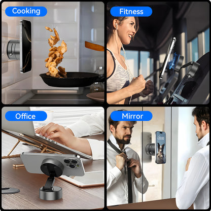 Vacuum Magnetic Suction Phone Holder