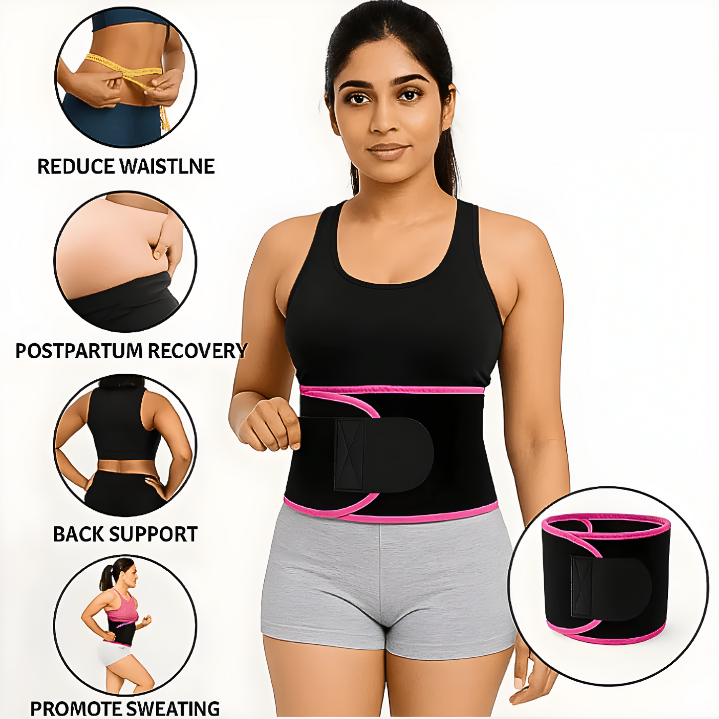 Adjustable Waist Trimmer Belt