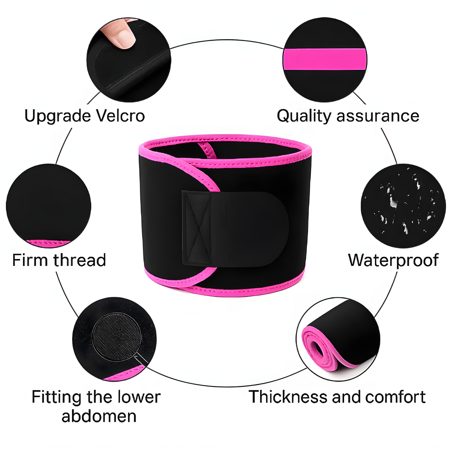 Adjustable Waist Trimmer Belt