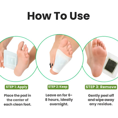 DetoxiZen Deep Cleansing Detox Foot Pads - Buy 1 Get 1 Free