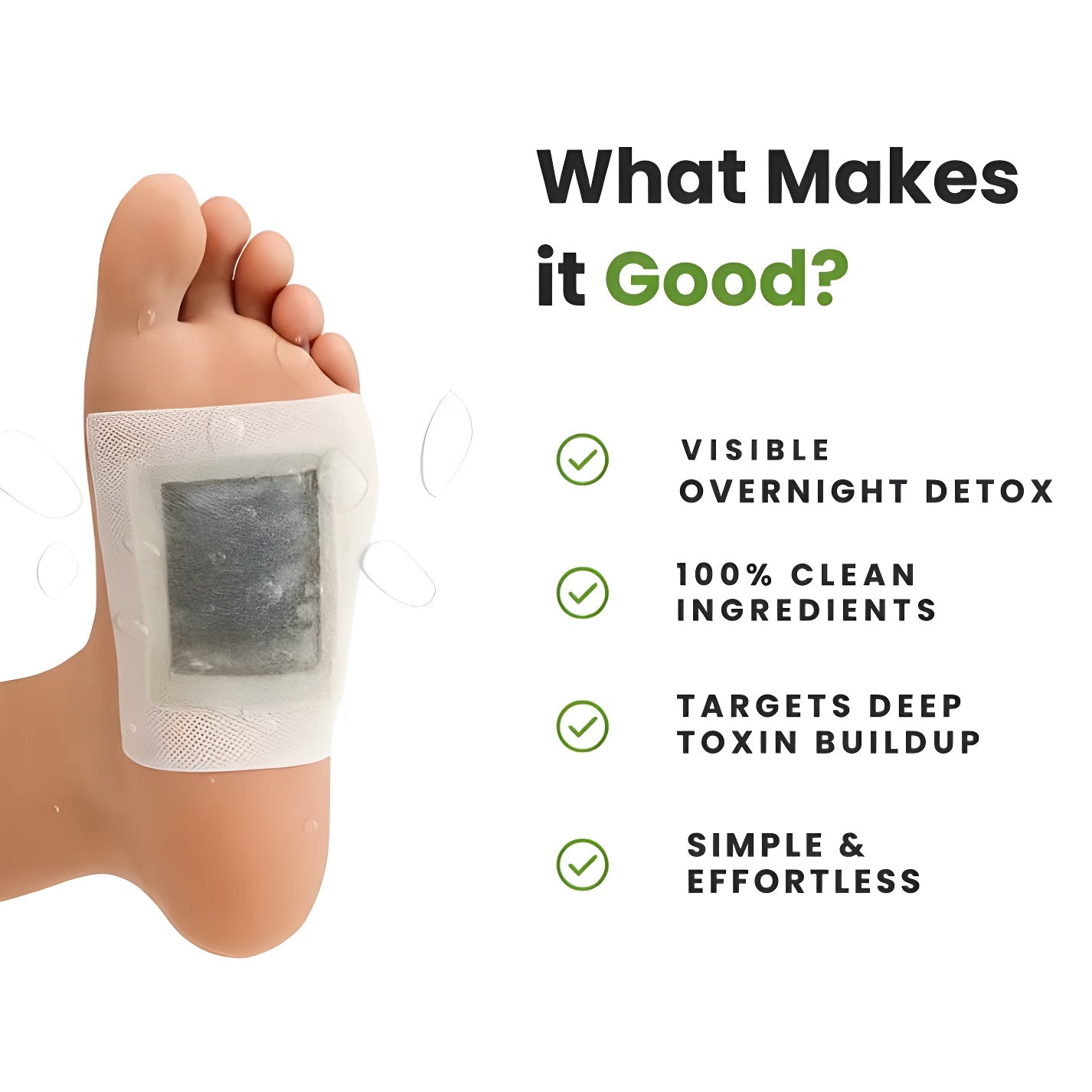 DetoxiZen Deep Cleansing Detox Foot Pads - Buy 1 Get 1 Free